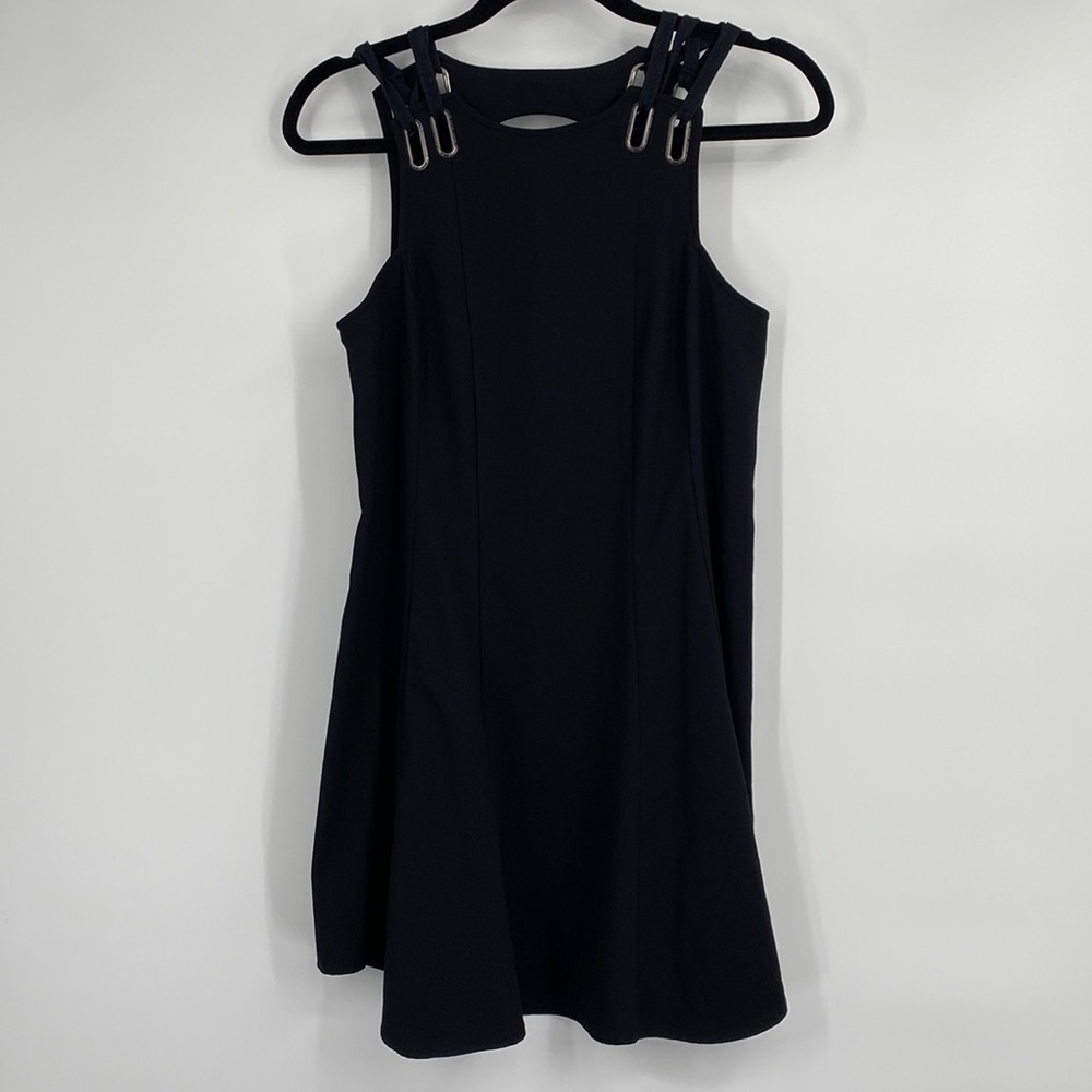 Free People Black Fit and Flare Dress
